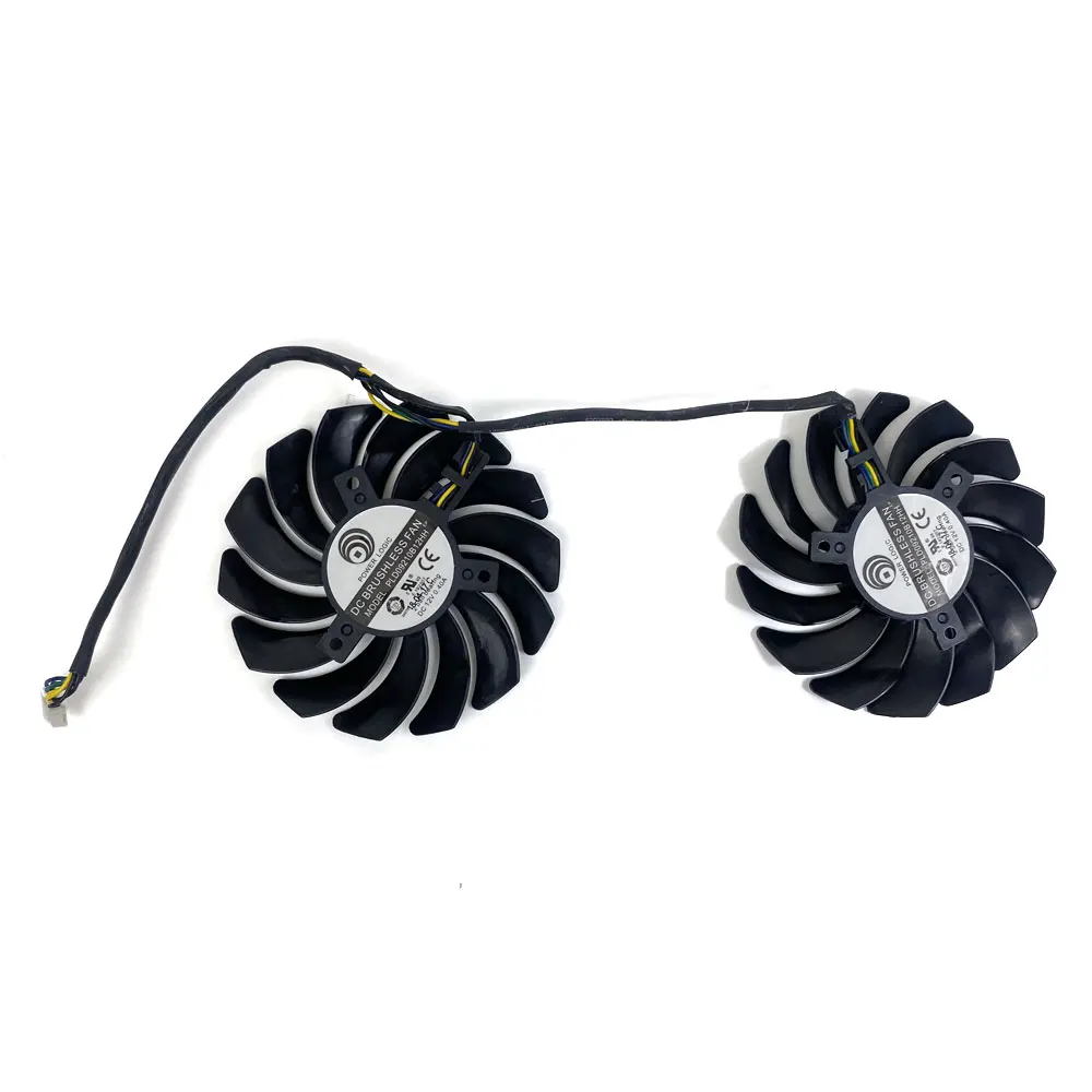 2pcs 87MM PLD09210B12HH 4Pin Graphics card fan for MSI ARMOR RX470 RX 480 RX570 RX580 Graphics Video Card Cooling Fans