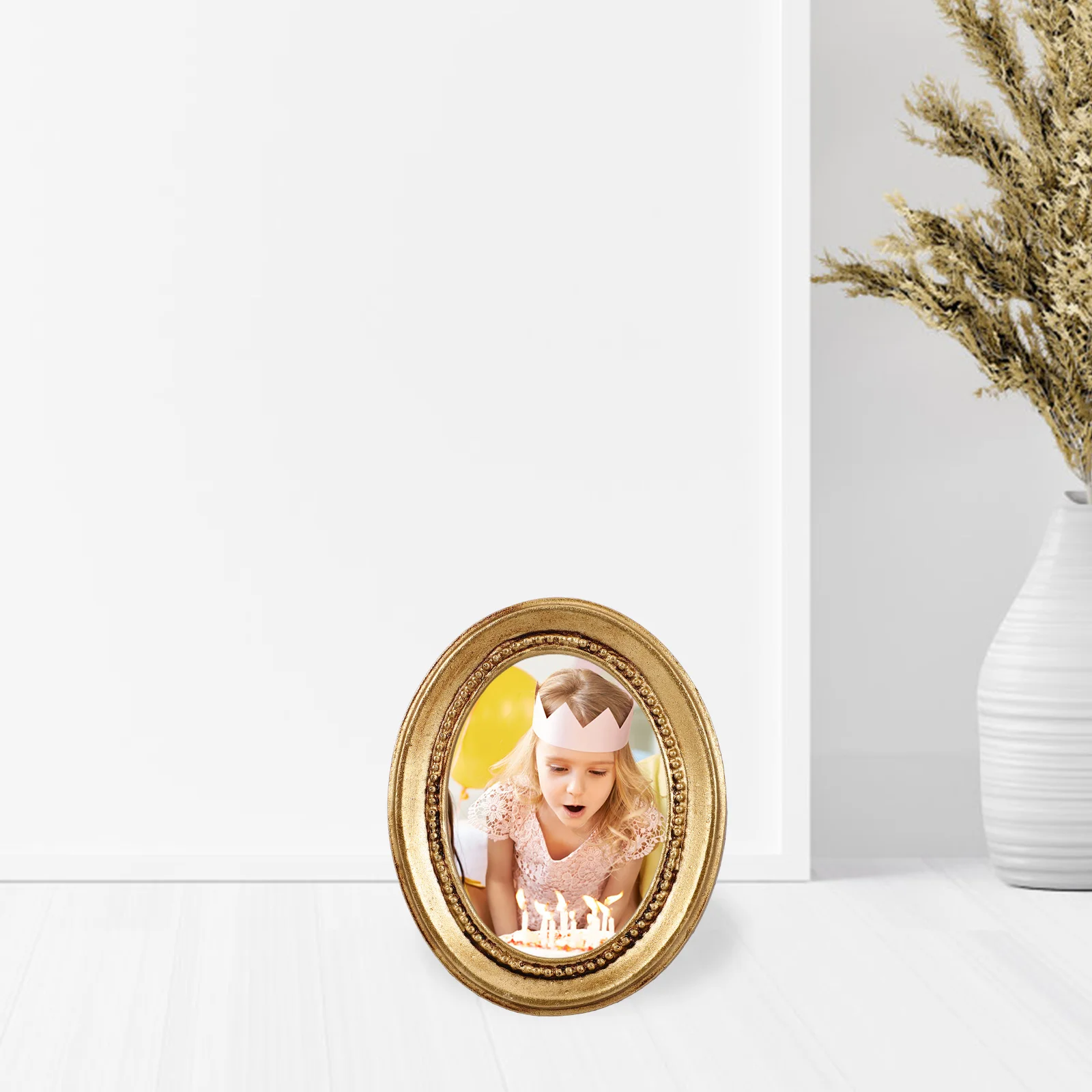 

Retro Background Wall Decoration Photo Frame Vintage Hanging Resin Frames Home Office Decor Unique Design Texture Practical
