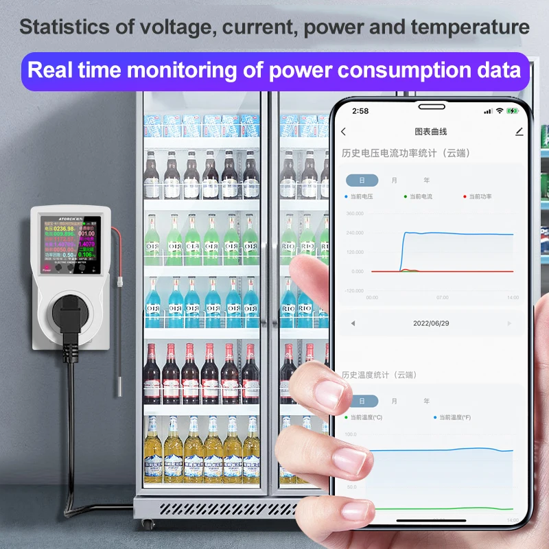 Tuya-S1 WIFI Soquete Termostato Digital, Incubadora, Controlador de Temperatura, Tomada com Temporizador, Aquecimento De Refrigeração, 10A, 16A