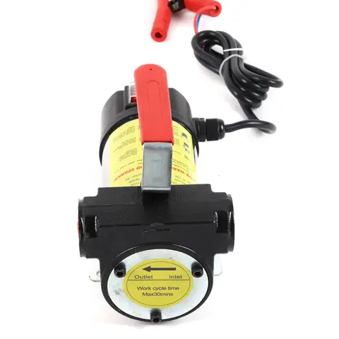 12V 45L/min 175W Elektrisk Bränsleöverföringspump Diesel Fotogen Olja Kommersiell Bil Bärbar 6 best sales 12V dieselpump - №5