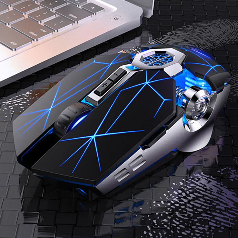 

Ergonomic Silent Mouse Wireless Rechargeable Lightweight ABS Adjustable DPI Comfortable Computer Accessory for Laptop Prevent