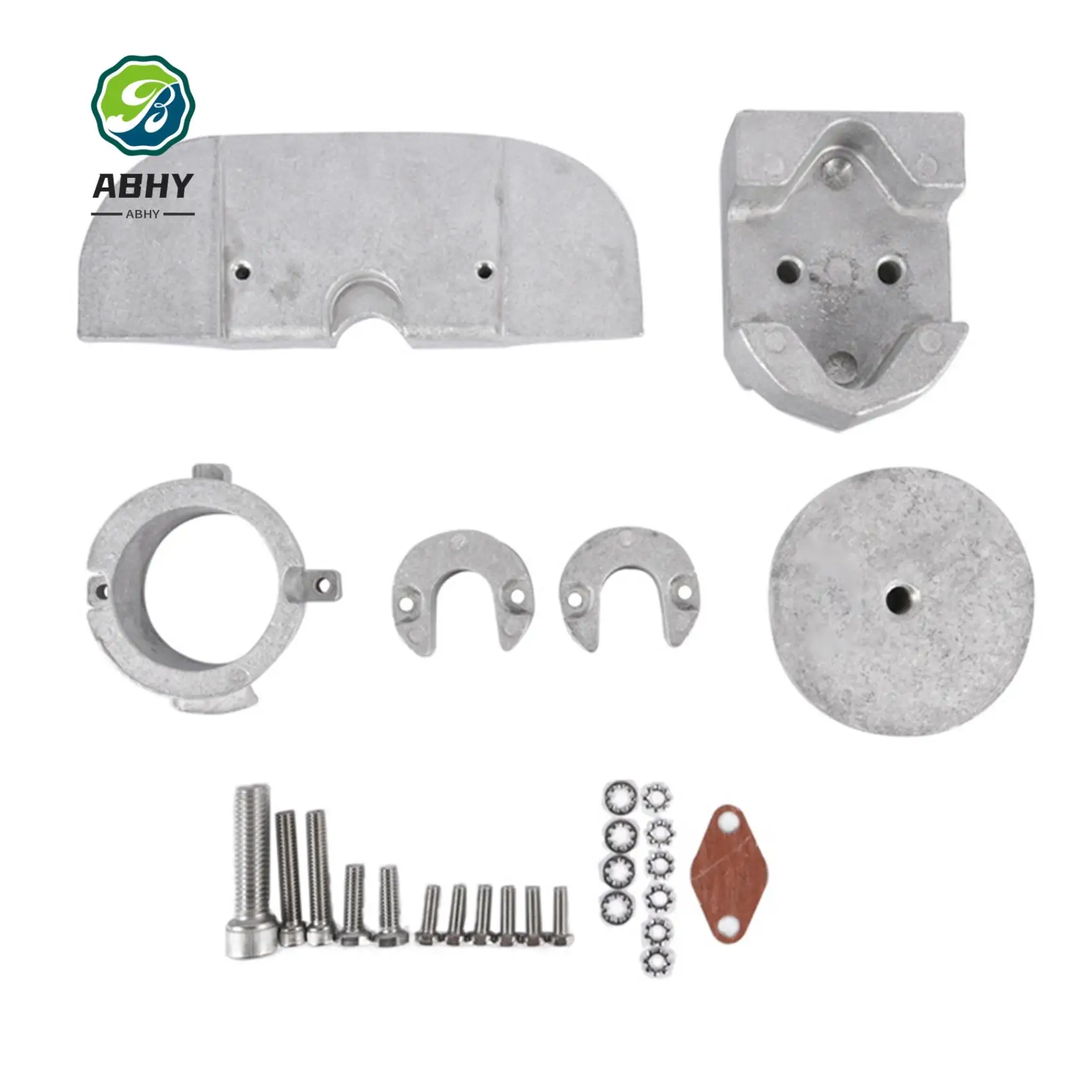 

ABHY-Outboard Engine Anode Aluminum Alloy Kit For Mercury Alpha One Gen 888756Q03 888756Q01 Outboard Engine Protection Anode