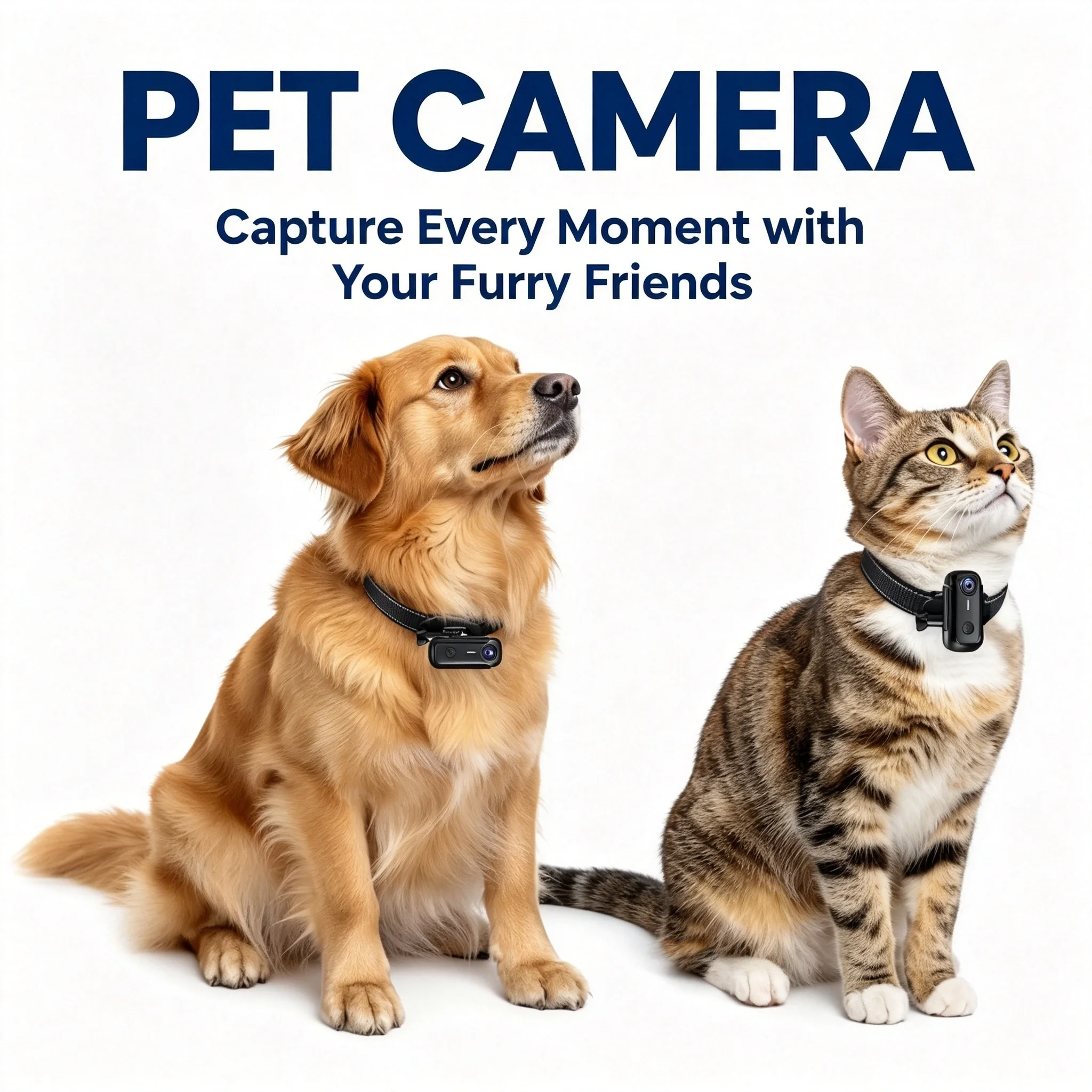 4K HD Rotatable Pet Collar Camera Mini Pocket Body Cam Portable Rechargeable Pet Action Camera Outdoor Video Recorder for Dogs C