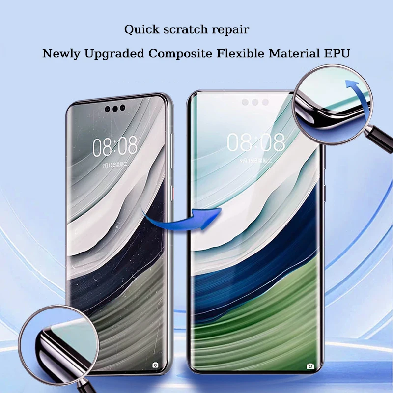 واقي شاشة لتحديد المواقع لهاتف vivo iQOO Z10 Z9 Turbo Pro Plus Z10x Z9x إصلاح تلقائي للخدش في ثوانٍ فيلم هيدروجيل سميك