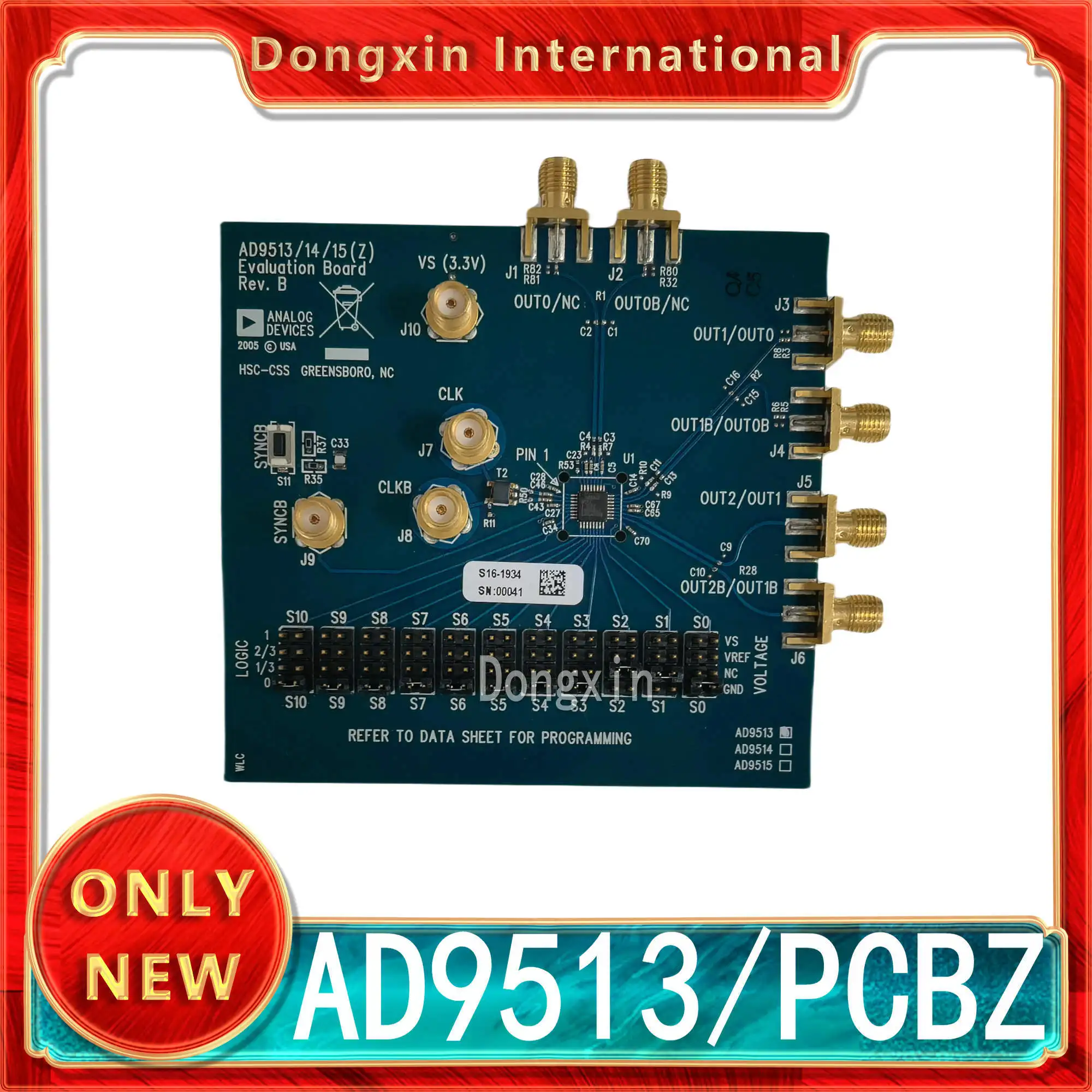 AD9513/PCBZ Evaluation Board Development Board BOARD EVAL FOR AD9513