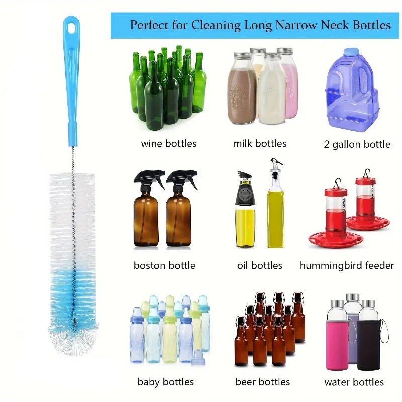 8pcs Straw Brush,Tea Stain Removal Brush,No Dead Corner, Multipurpose Kitchen Cleaning Brush,For Water Bottle,tea Cup, Groove,