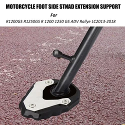 Motorcycle Kickstand Foot Side Stand Extension Pad Support Plate For BMW R1200GS R1250GS R 1200 1250 GS ADV Rallye LC2013-2018