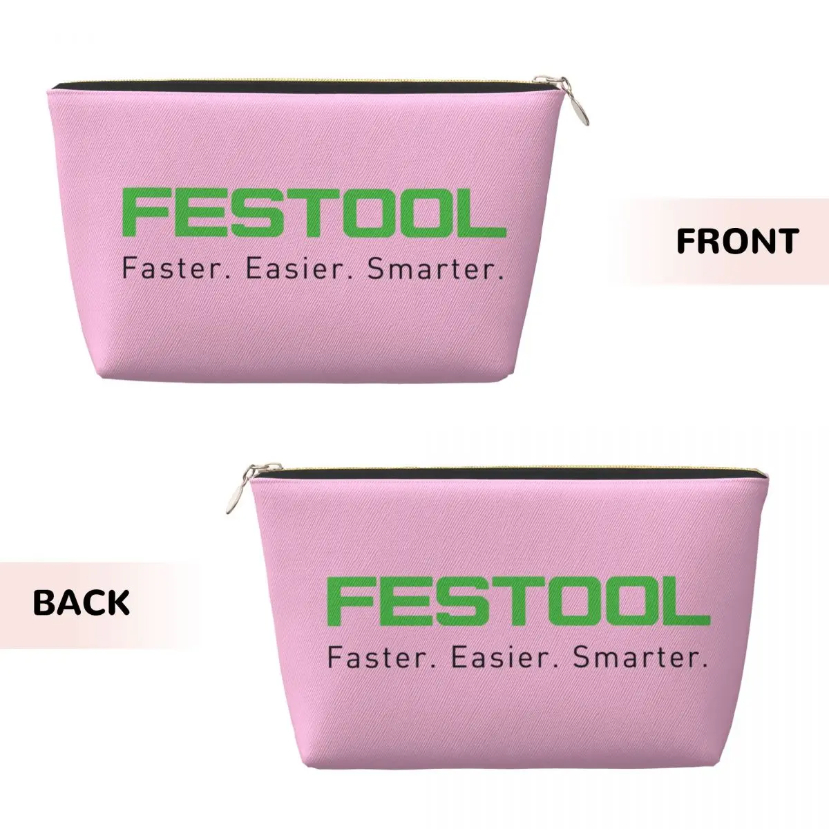 Custom Festools Logo Makeup Bag for Women Travel Cosmetic Organizer Cute Storage Toiletry Bags