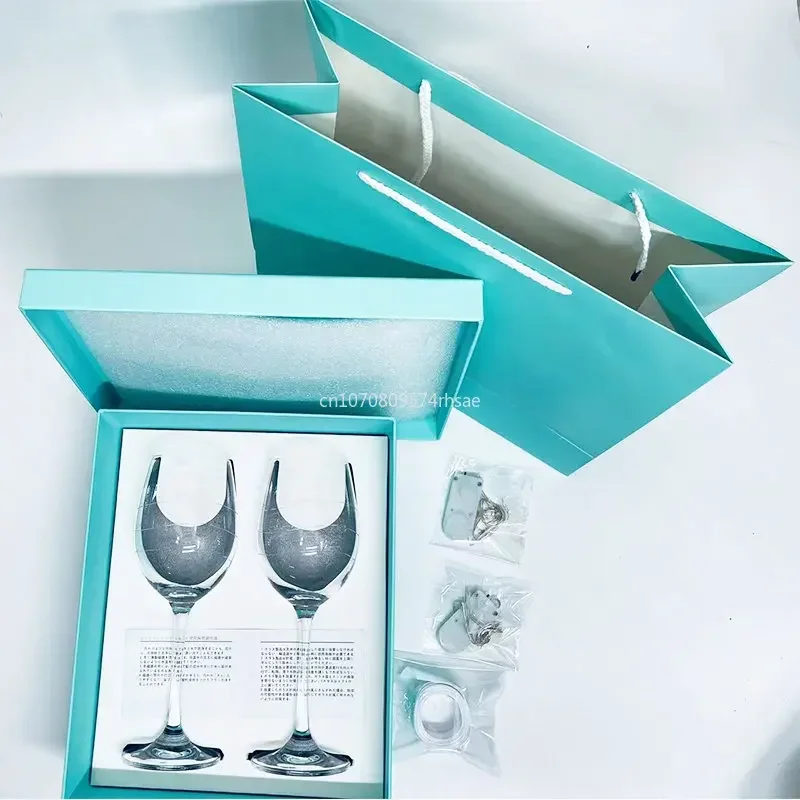 Luxury Champagne Cup Gift Box, Wedding Gift, Engagement Handgift, Birthday Red Wine Cup, Cocktail Cup Set, 2022