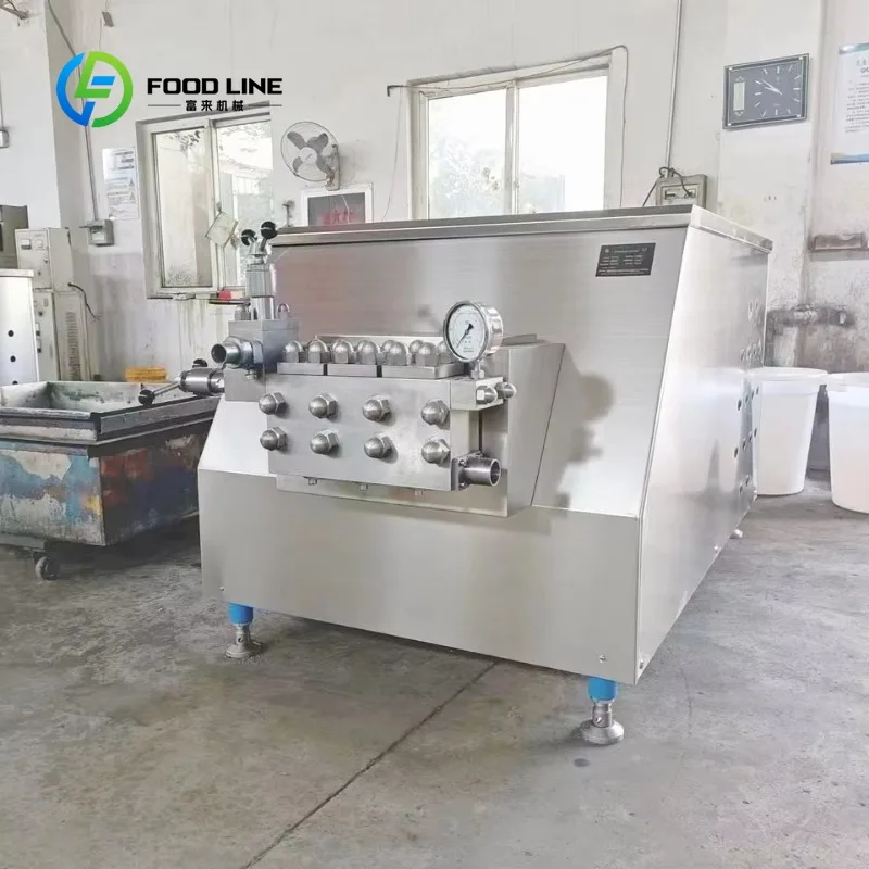 Customized High Pressure Homogenizer Commercial Grade Emulsification Mixer For Juice Milk Sauce Making Processing Equipment