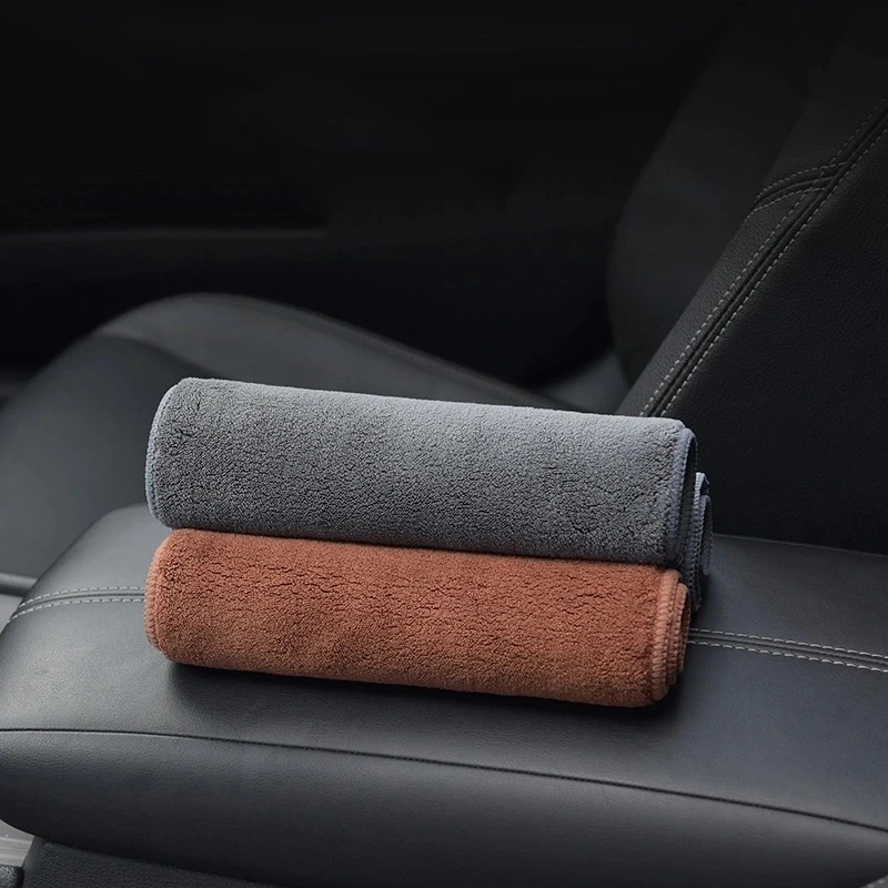 Microfiber Cleaning Towel Thicken Soft Drying Cloth Car Body Washing Towels For Alfa Romeo 159 Car Accessories