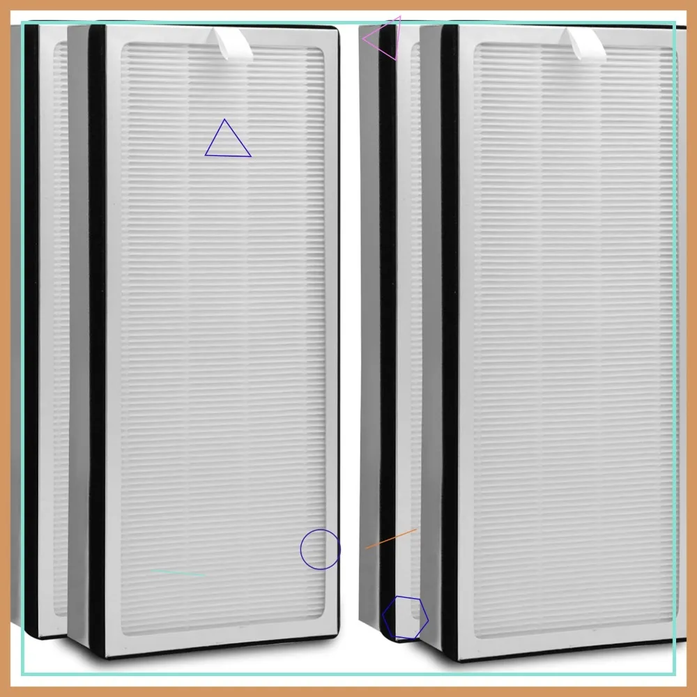 

4-Pack Replacement Filter for MA Air Purifier 40, 40E Series | 3-in-1 Genuine H13 True HEPA