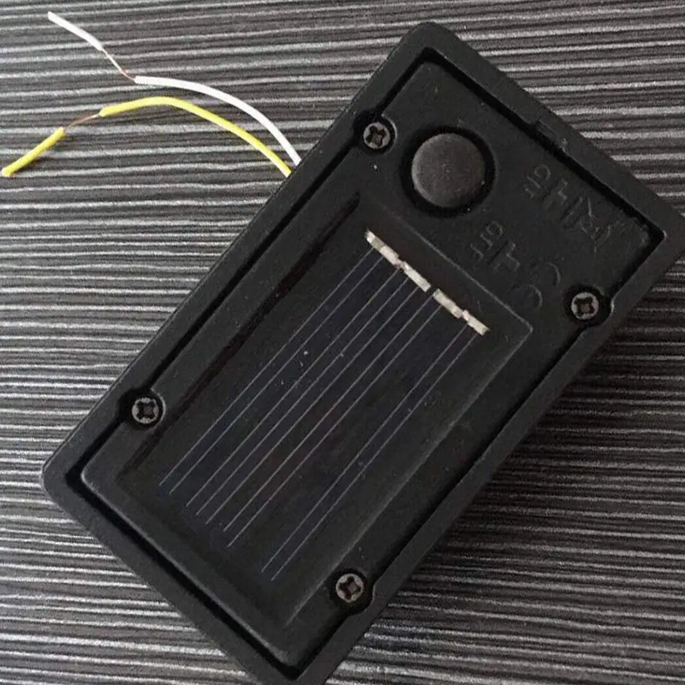 Garten-Rasen-Quadrat-LED-Lampe Solarbatterie-Aufbewahrungsboxen Batteriekasten Zubehör Polykristallines Silizium Wasserdichte Box