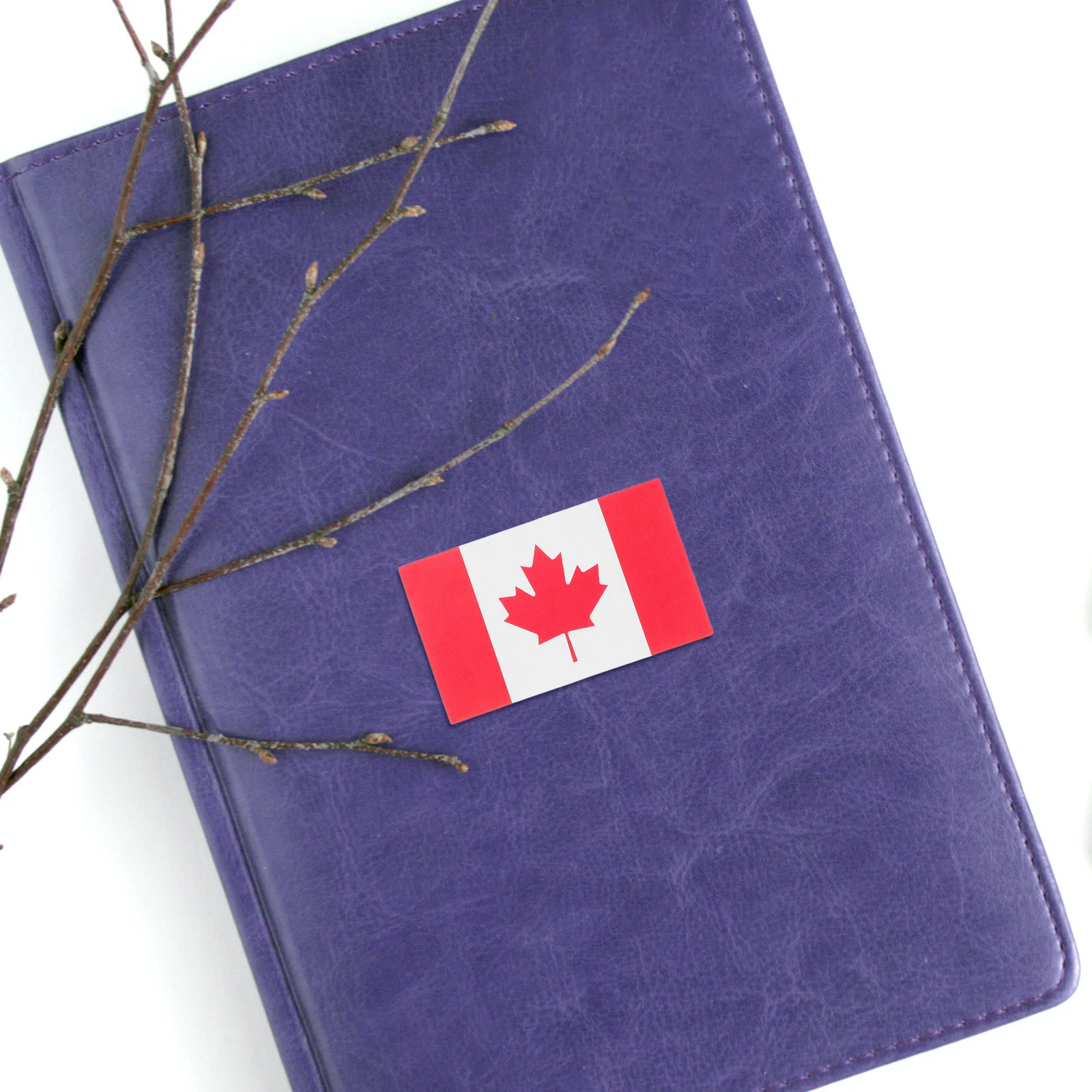 

Canadian Flag Sticker Maple Leaf Decals for Trucks Cars Laptops Planner DIY Sticky Bright Longlasting Versatile