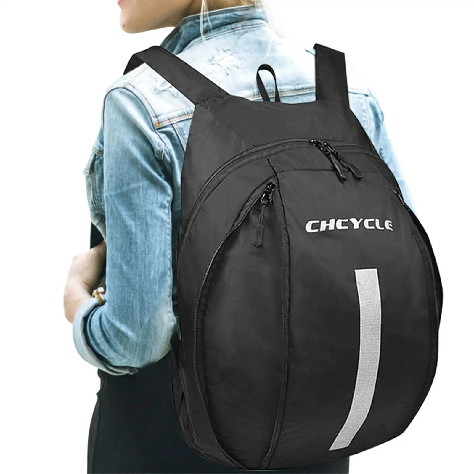 Motorcycle Helmets Backpack Waterproof nylon Riding Helmet Shoulders Pack Large Capacity Riding Storage Bag With Zipper