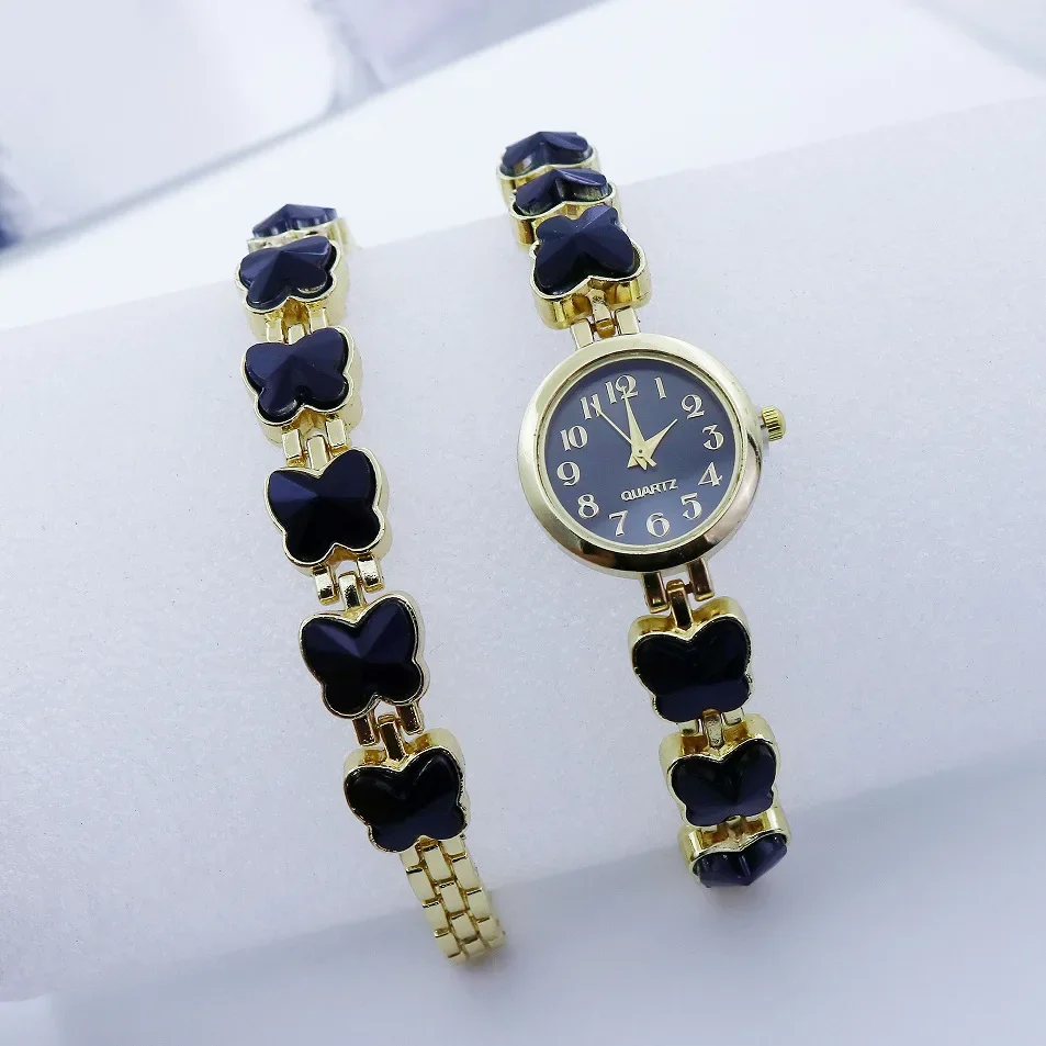Women's Quartz Bracelet Watch Set Fashion Small Disc Watch Accessories Cross-border Foreign Trade Trend BSales