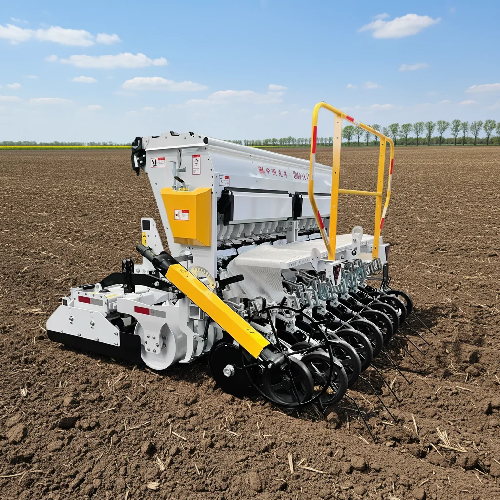 【Hot】【Hot】Professional Wheat Rice Seed Drill Machine 16 Rows Grain Seeder with Gearbox for Small Grain Cereals