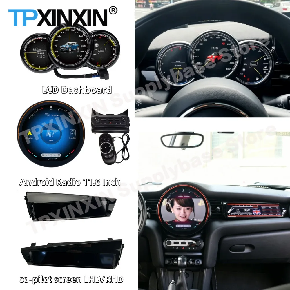 For BMW Mini Cooper R56 R55 R57 R58 F55 F56 F57 F58 2004~2023 Digital Performance Display Dashboard Speed Table Car Virtual LCD