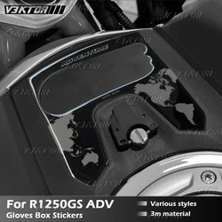 Calcomanías de protección para caja de guantes, pegatinas 3D R1250GS Adventure, Rallye R 1250 GS Adventure R 1250GS ADV 2018-2024