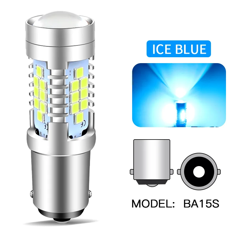 2 Stücke 3600LM Canbus P21W 1156 BA15S Led-lampe Für Skoda Superb Octavia 2 FL 2010 2011 2012 2013 LED Tagfahrlicht DRL Lampe