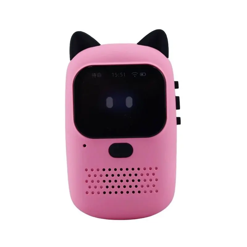 AI Learning Camera Cloud Ultra Photo-Based Object Recognition Knowledge Popularization Voice Interaction AI Robot Pink