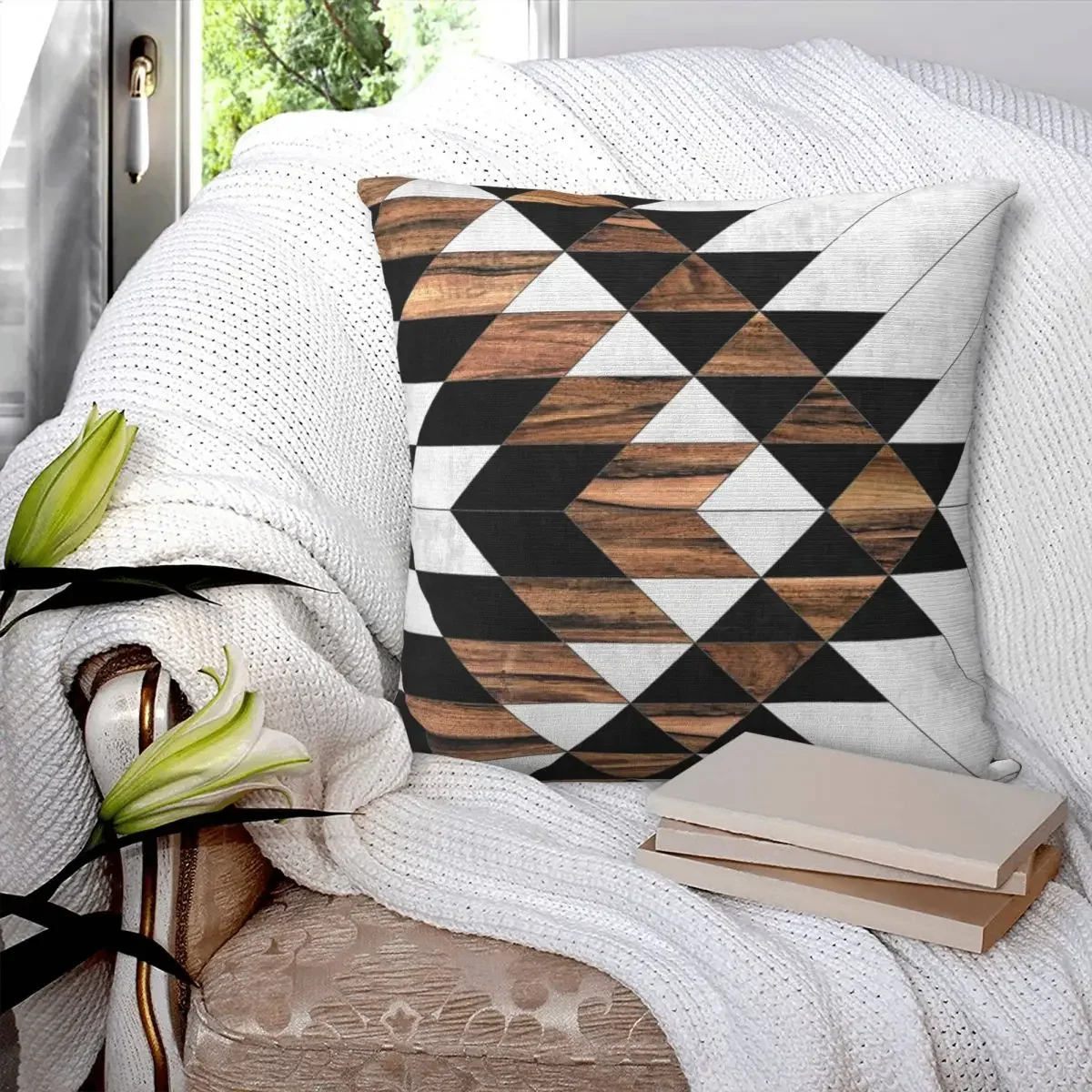 Urban Tribal Pattern Pillowcase Polyester Pillows Cover Cushion Comfort Throw Pillow Sofa Decorative Cushions Used for Bedroom