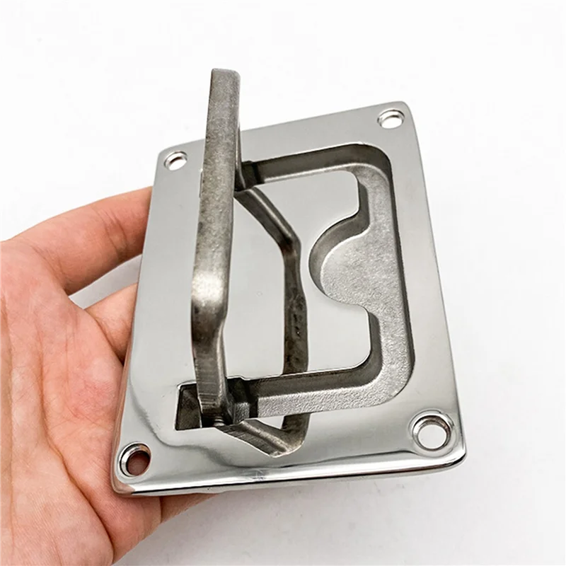 

A64T-5X Stainless Steel 316 Flush Lift Ring Hatch Pull Handle Locker Cabinet Boat Marine Hardware