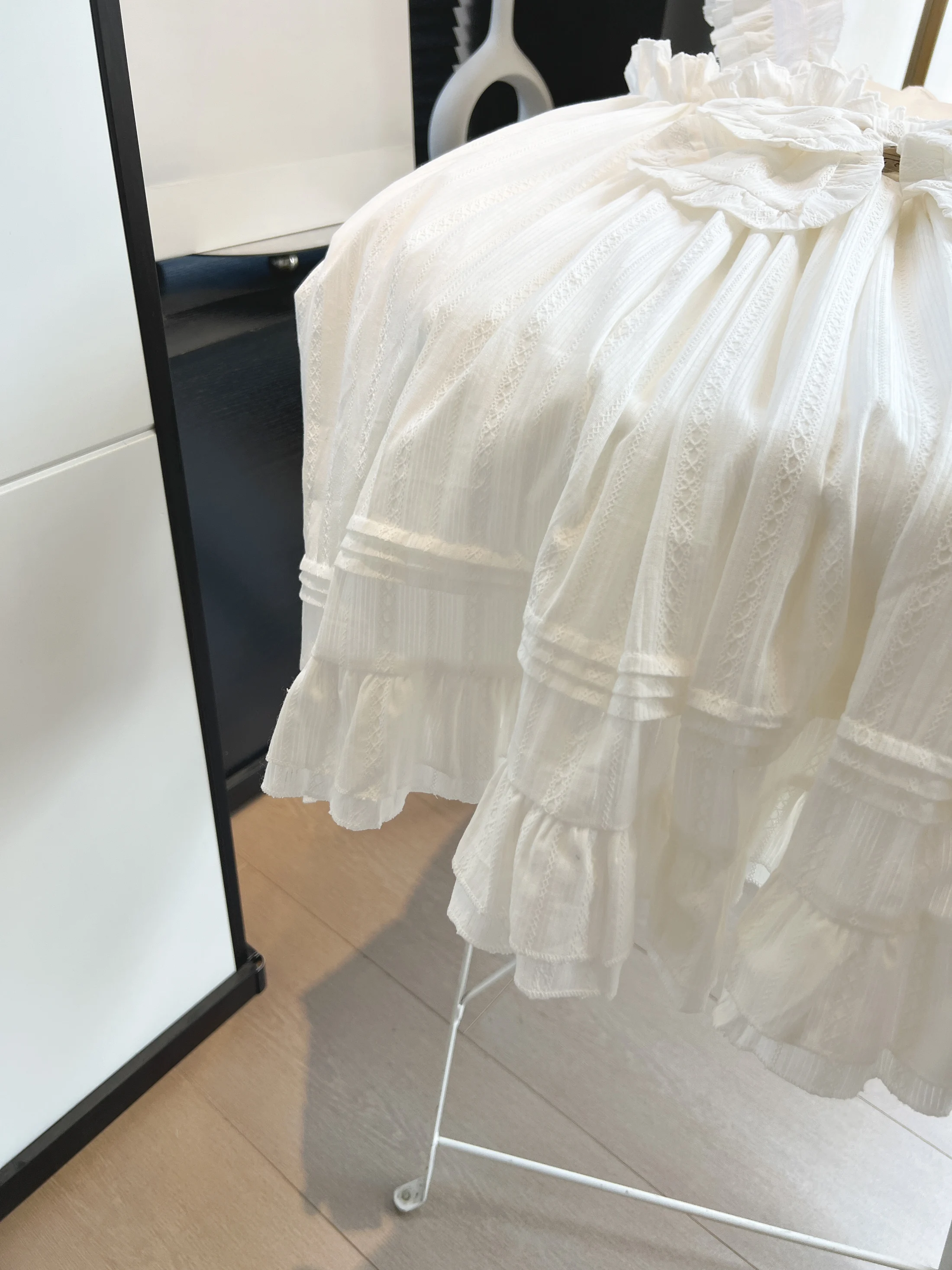 100% Cotton Suspender Nightdress Sweet Girl Bow 2025 New Simple Skin-friendly Breathable Loungewear Dress