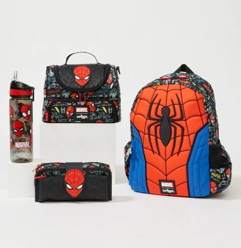 

Spider-Man Children Stationery Student School Bag Lunch Bag Lunch Box Backpack Wallet Pencil Box Water Cup Student Gift