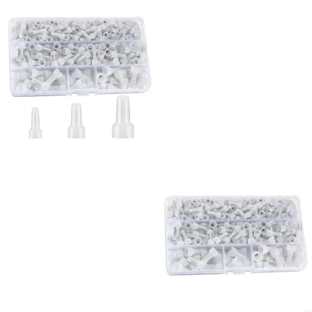 X9FA Nylon Insulated Crimps Caps Terminals Closed End Crimps Connector Simple Installs for Auto Sound & Security Device