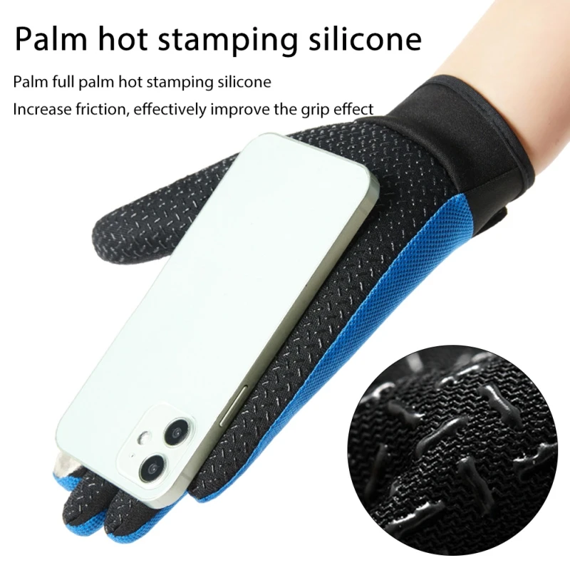 Sommer Männer Angeln Handschuhe Frauen Zwei Finger Cut Männlichen Touchscreen Angeln Anti-Slip Sun-Proof Atmungsaktive Radfahren Fitness Handschuhe – Detail 10