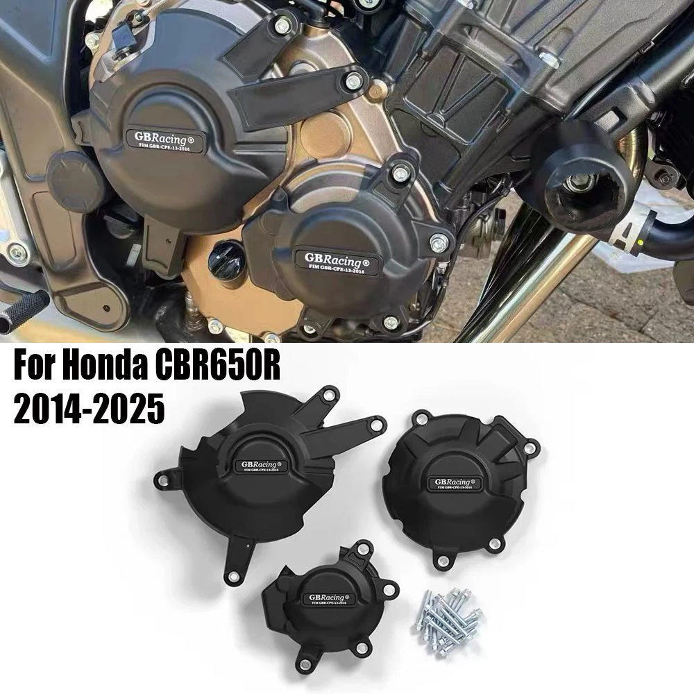 

For Honda CBR650R 2021-2023 CBR650F 2014-2019 CB650R 2014-2025 Motorcycle Engine Cover GB Racing Protective Cover Accessories