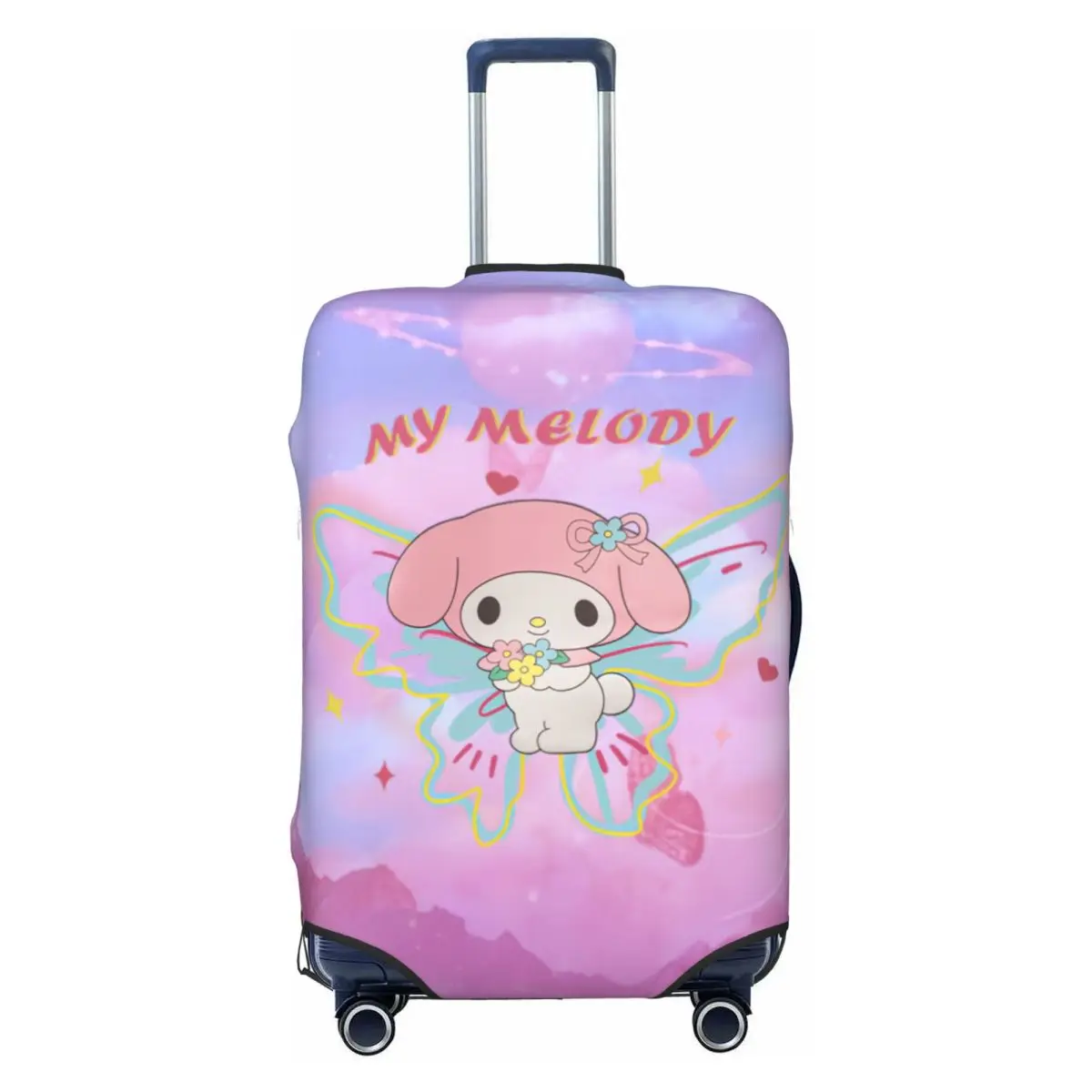 

Fashion Cute My Melody Bunny Luggage Cover Protector Elastic Cartoon Travel Suitcase Covers