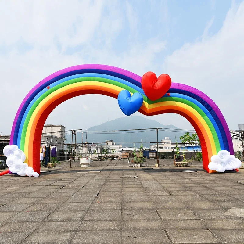 rainbow arch ,inflatable birthday arch ,inflatable wedding arch