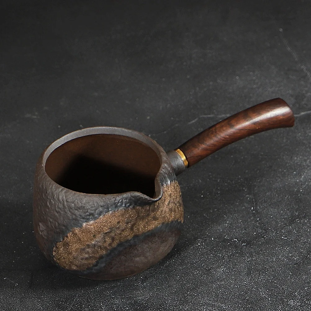 

1Pcs Tea Fairness Cup Heat Resistant Ceramic Teapot Fine Workmanship Smooth Sanding Tea Dispenser Elegant Design