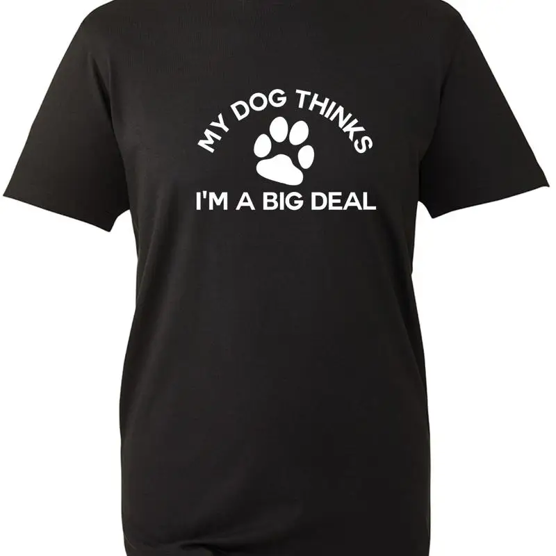 Mi perro piensa que soy una gran oferta camiseta de cumpleaños para cachorros Bwc