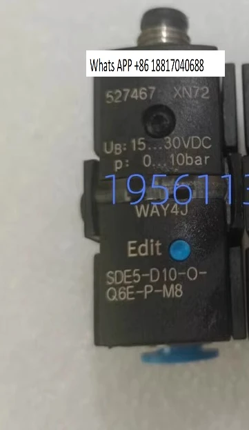 

1 шт. оригинальный новый датчик давления SDE5-D10-O-Q6E-P-M8 527467