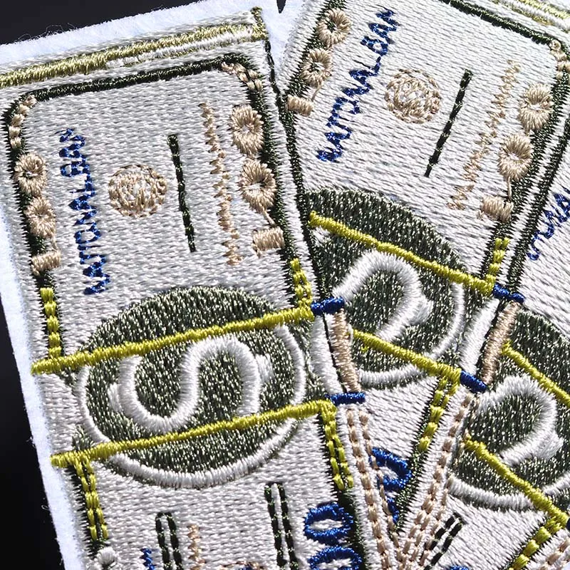 Three US dollars in size: 10x10CM patchers embroidery clothing stickers Iron on badge logo punk patches Clothing decoration