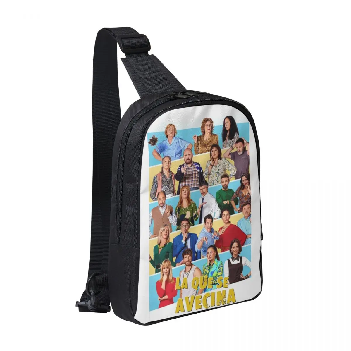 

La Que Se Avecina Chest Bag Men Sling Crossbody Backpack Chest Bag Travel Hiking Daypack Shoulder Bag