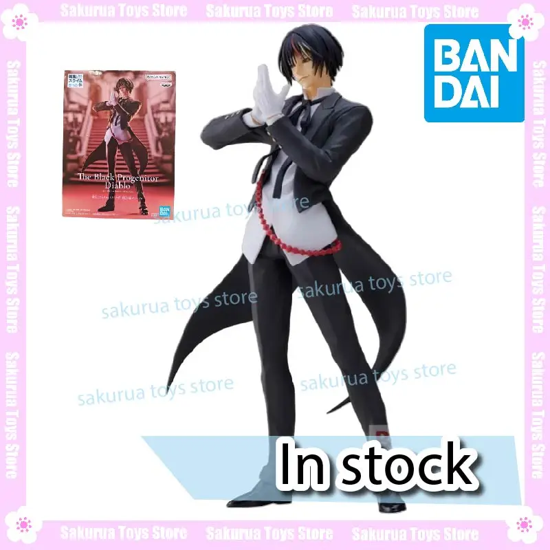 Em estoque, Bandai, genuíno, reencarnação em slime, preto original, presente de coleção de bonecos de ação de Diapolo