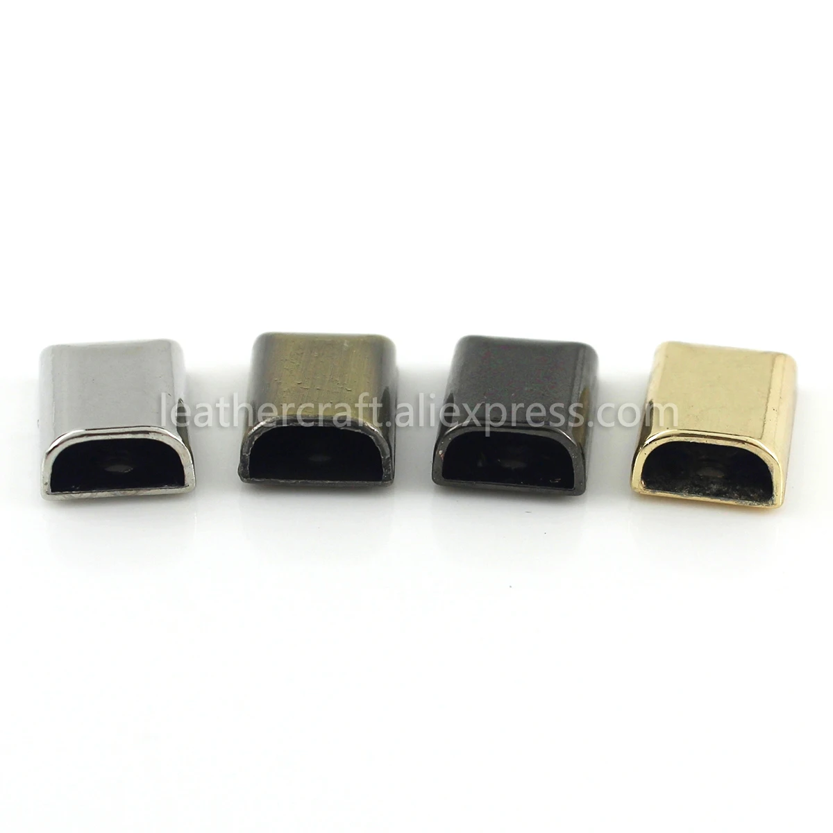 10pcs Metal Zipper Stopper Zipper Tail Clip Stop Tail Plug Head with Screw Leather Craft Bag DIY Hardware 17mm(11/16\