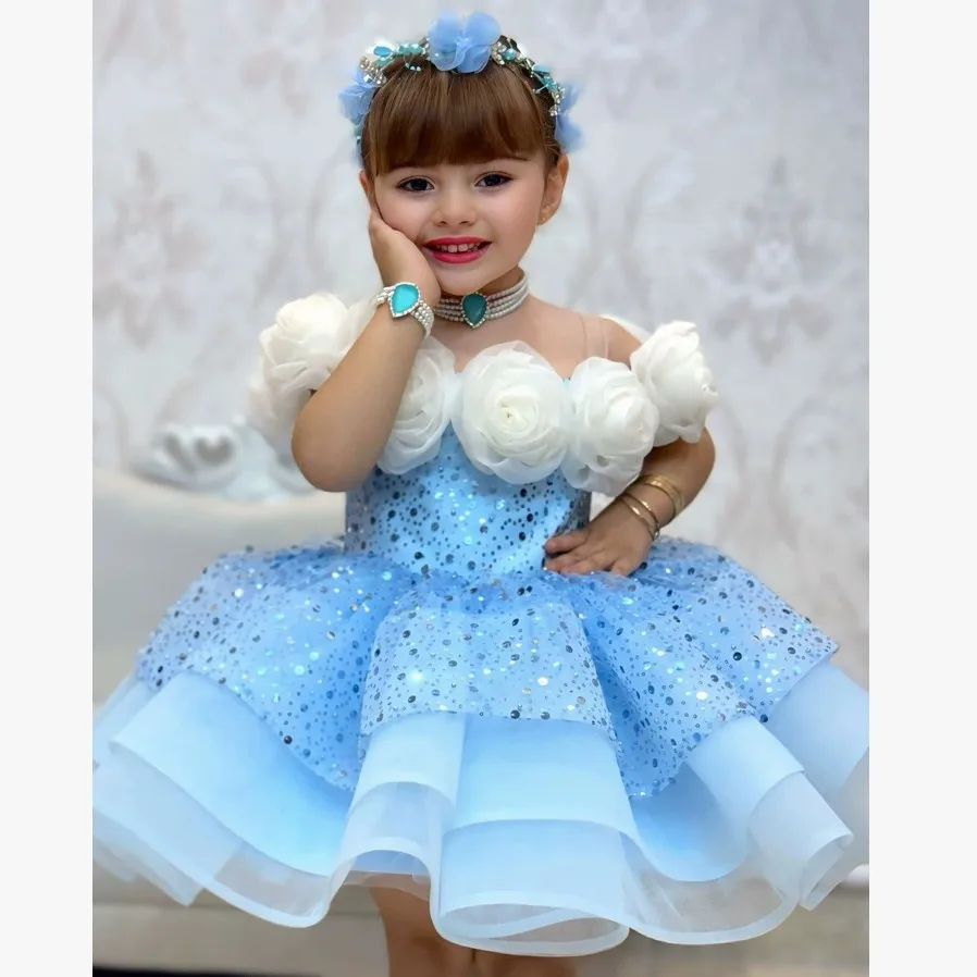 

Новое вечернее платье принцессы для девочек, детские платья для выступлений на фортепиано, платья для дня рождения, A4904, платья подружки невесты