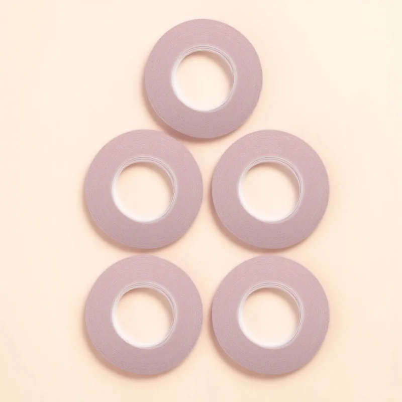 

5 Rolls Nail Tapes Pipa Convenient Fingernail Pink Adhesive Wear-resistant Miss