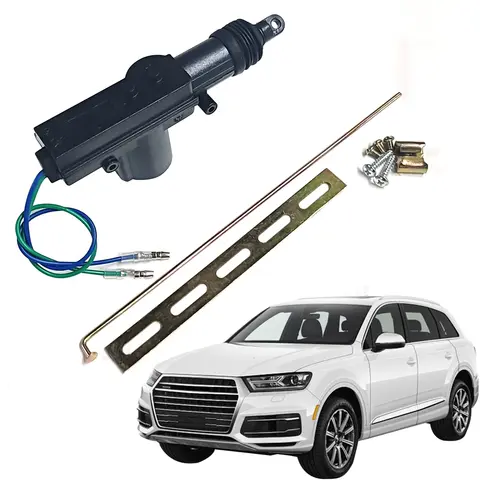12V Automobile Central Door Lock Motor Kit Heavy Duty Car Electric Door Lock Actuator 2 Wire Locking System Single Gun Type Kit
