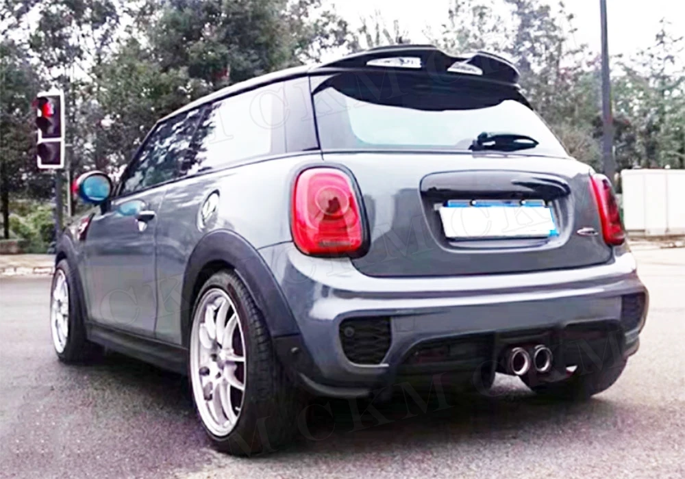 

CKMUUER Carbon Fiber Rear Roof Spoiler Lip Wings Car Decoration Bodykits Accessories For BMW Mini F55 F56 Cooper Trims