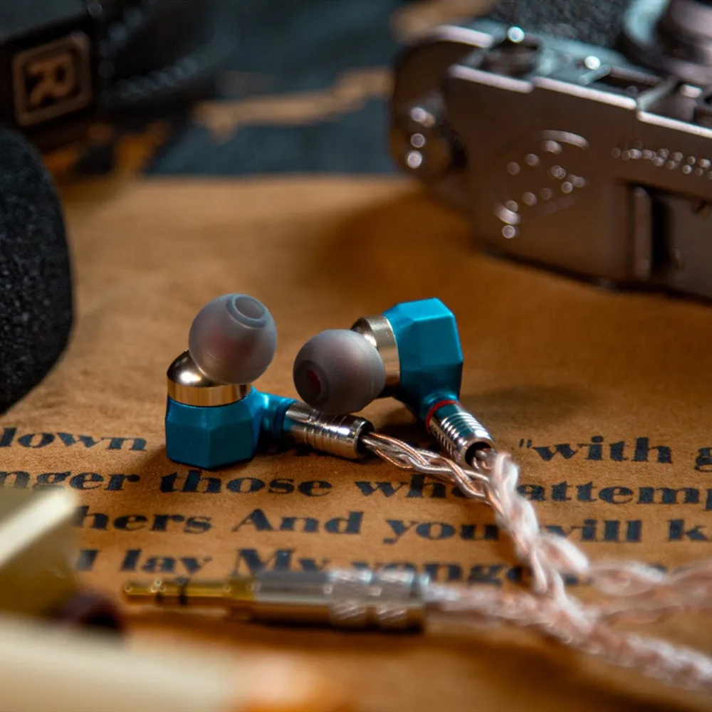 SENFER MT200 Titanium Plated Diaphragm Dynamic In Ear Earphones Audiophile IEMs Headphones Earplugs Detachable MMCX