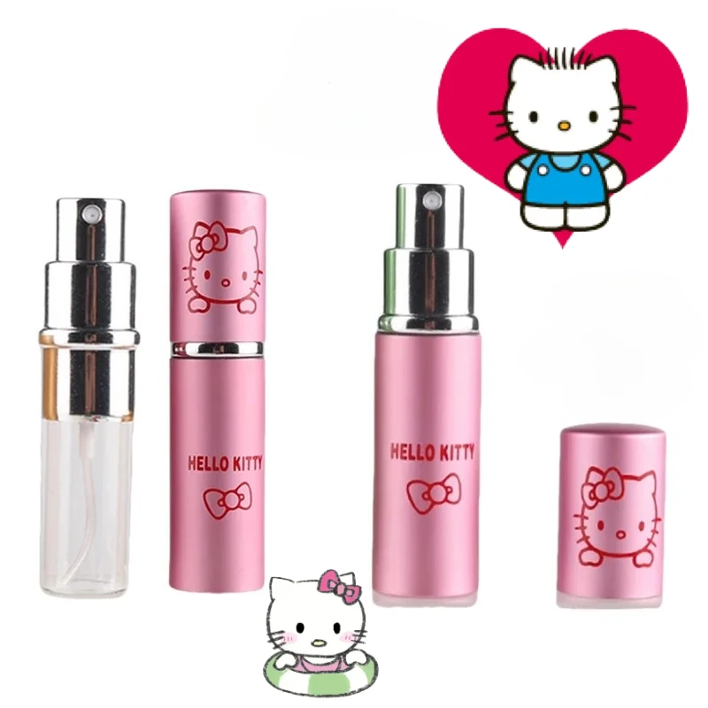 

10 мл Sanrio Hello Kitty мультфильм флакон духов узор мини многоразовый распылитель ароматный насос пустые портативные косметические контейнеры