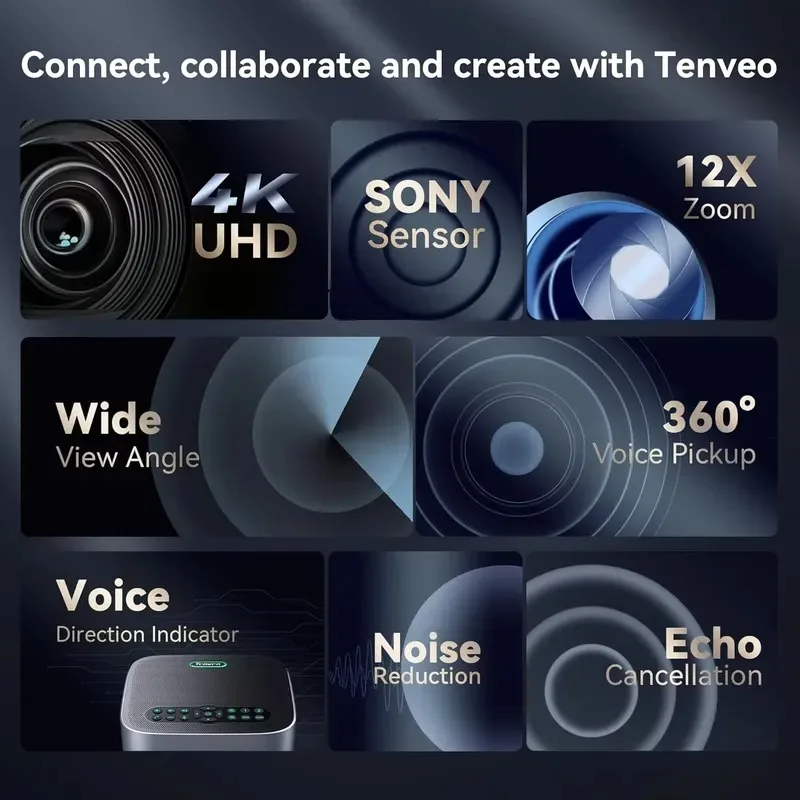 Sale VA612 GROUP 4K Camera 12X PTZ Camera M6B Speakerphone Video Conference System Live Streaming Camera