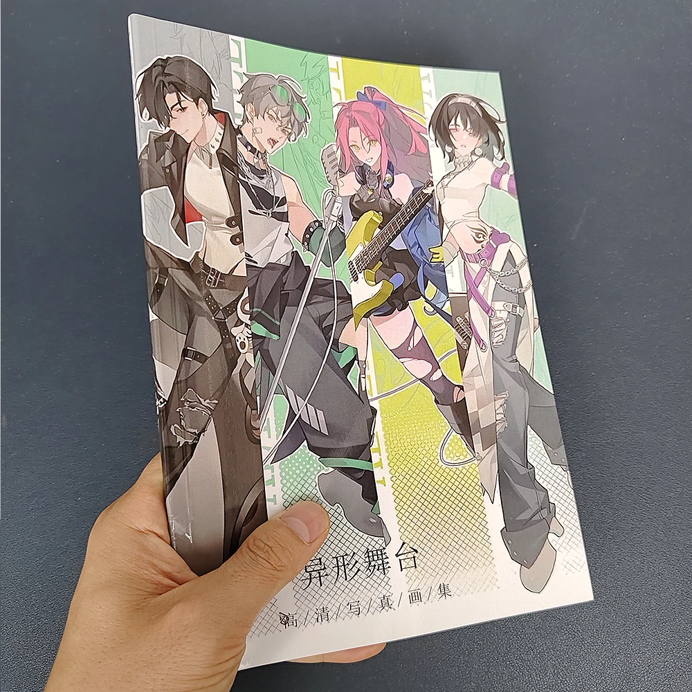 64-stronicowy Alien Stage Art Collection Book Ilustracje Album z grafiką Manhwa Comic Cartoon 17x24CM