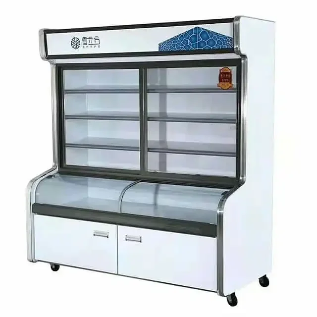 

Three-temperature carte cabinet barbecue restaurant display cabinet vegetable skewers refrigerated spicy hot frozen